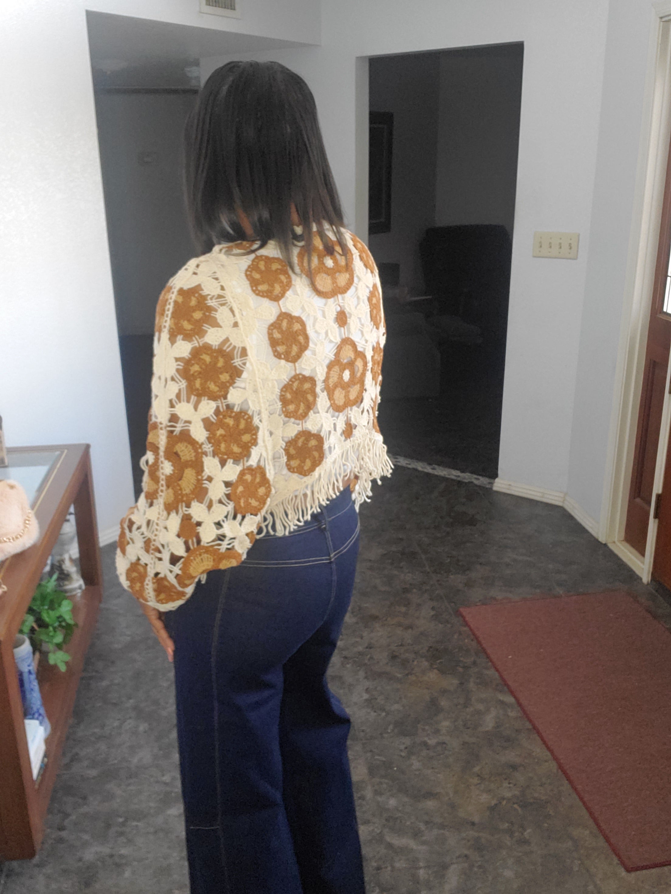 Floral Crochet Top - Goldie B & Co Boutique  
