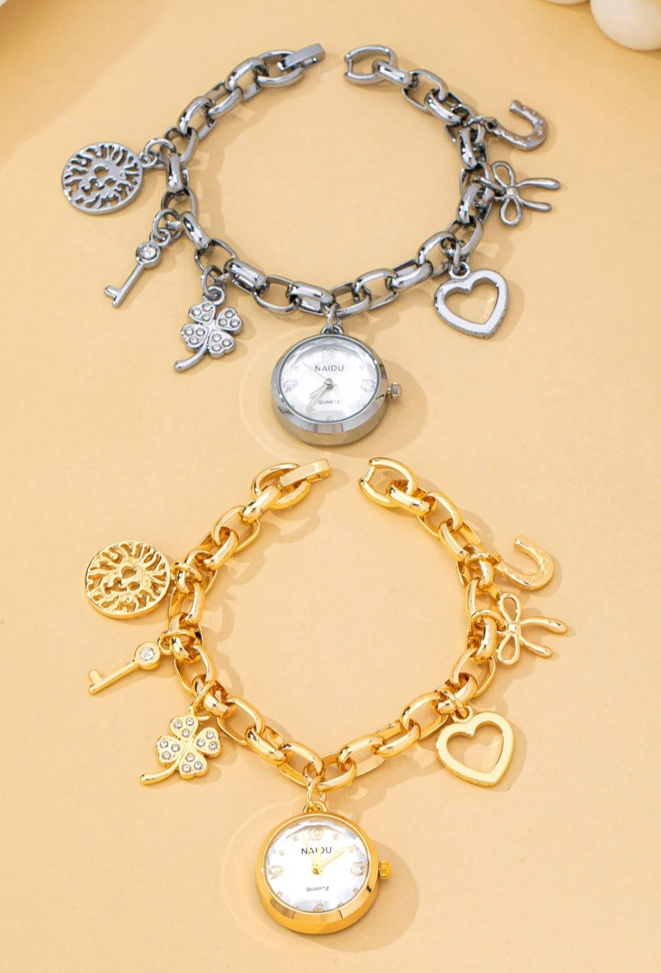 Charm Bracelet Watch - Goldie B & Co Boutique  
