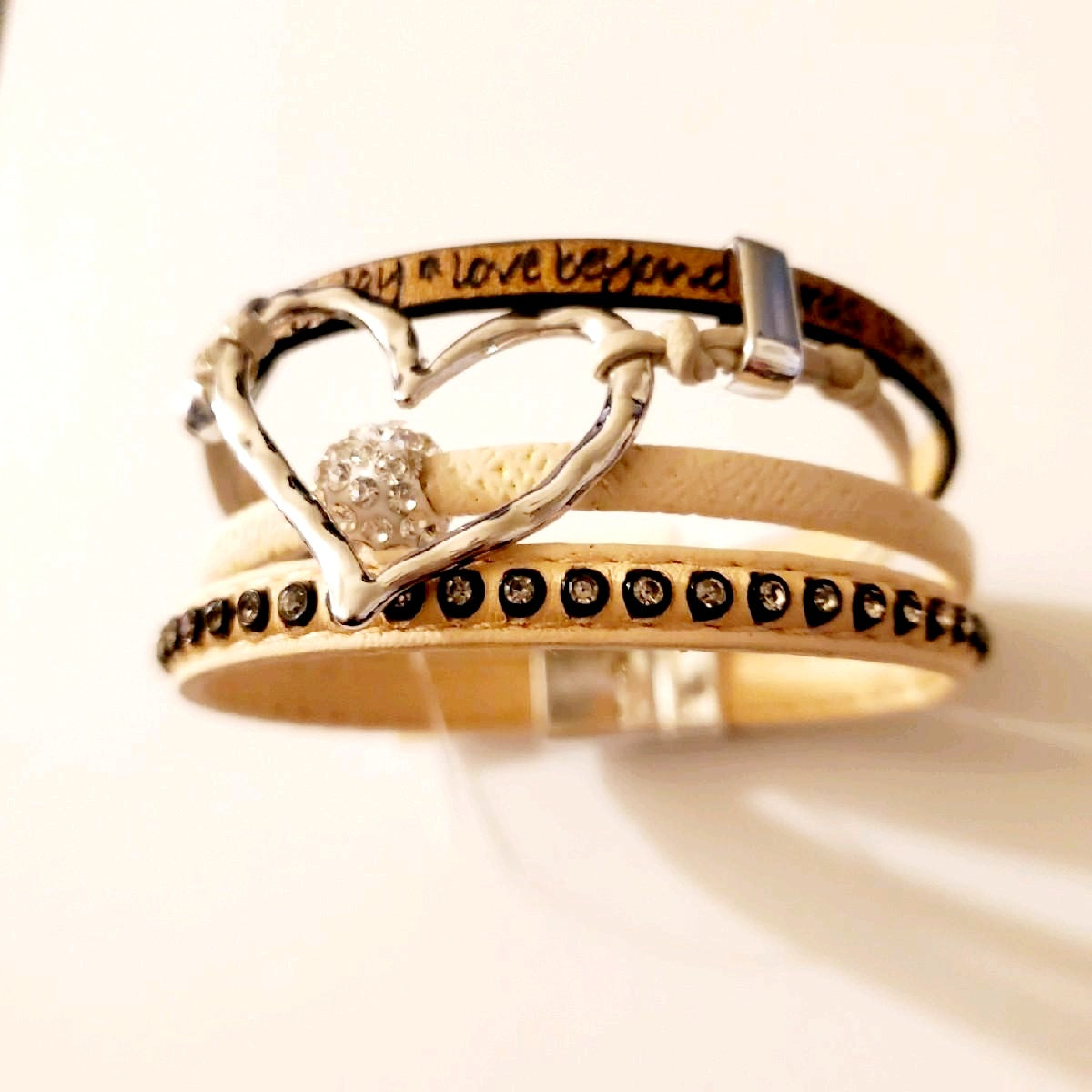 Live Love Laugh Heart Bracelet