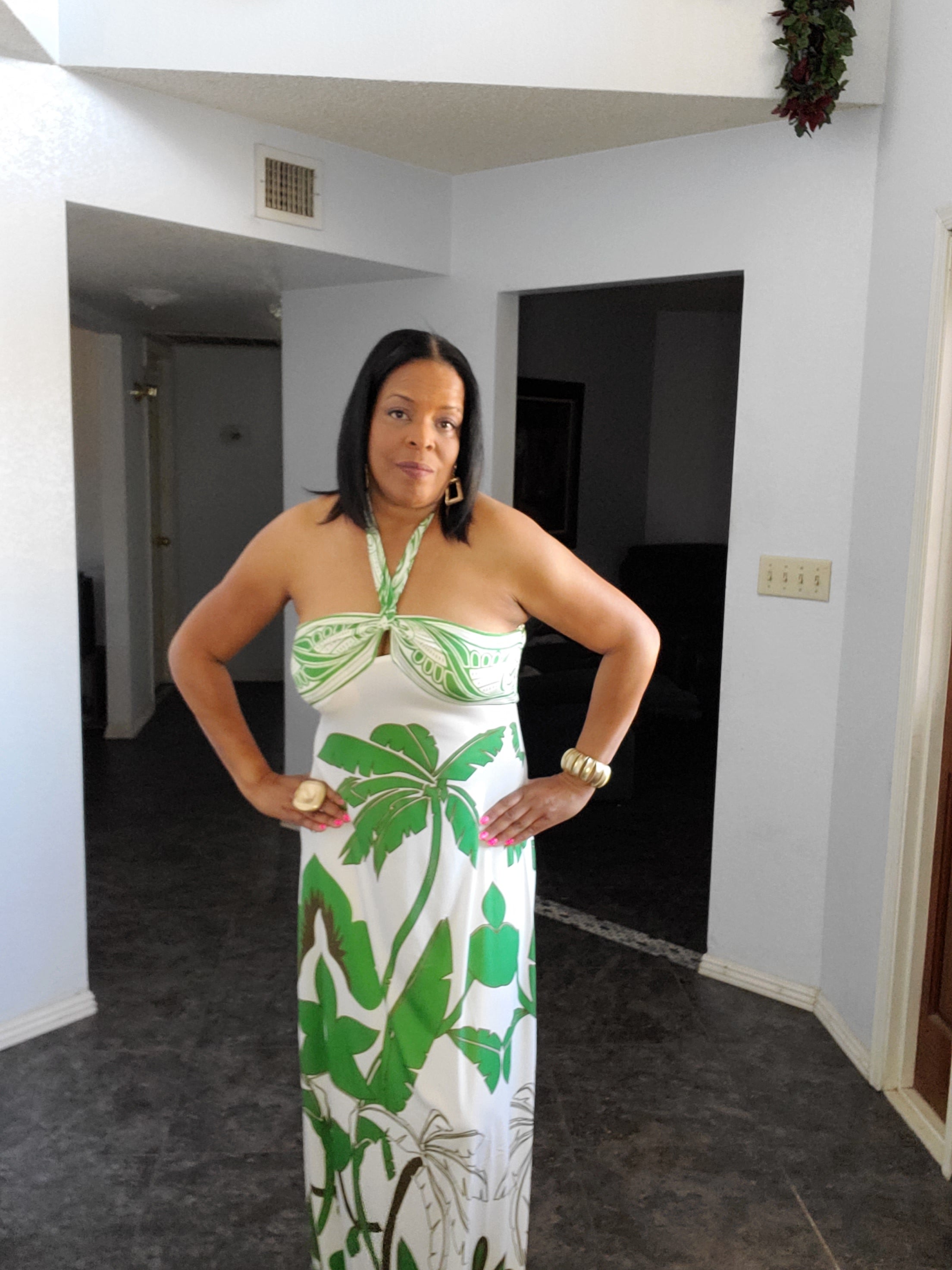 Greenleaf Maxi Dress - Goldie B & Co Boutique  