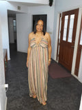 Multi-Color V-Neck Maxi - Goldie B & Co Boutique  