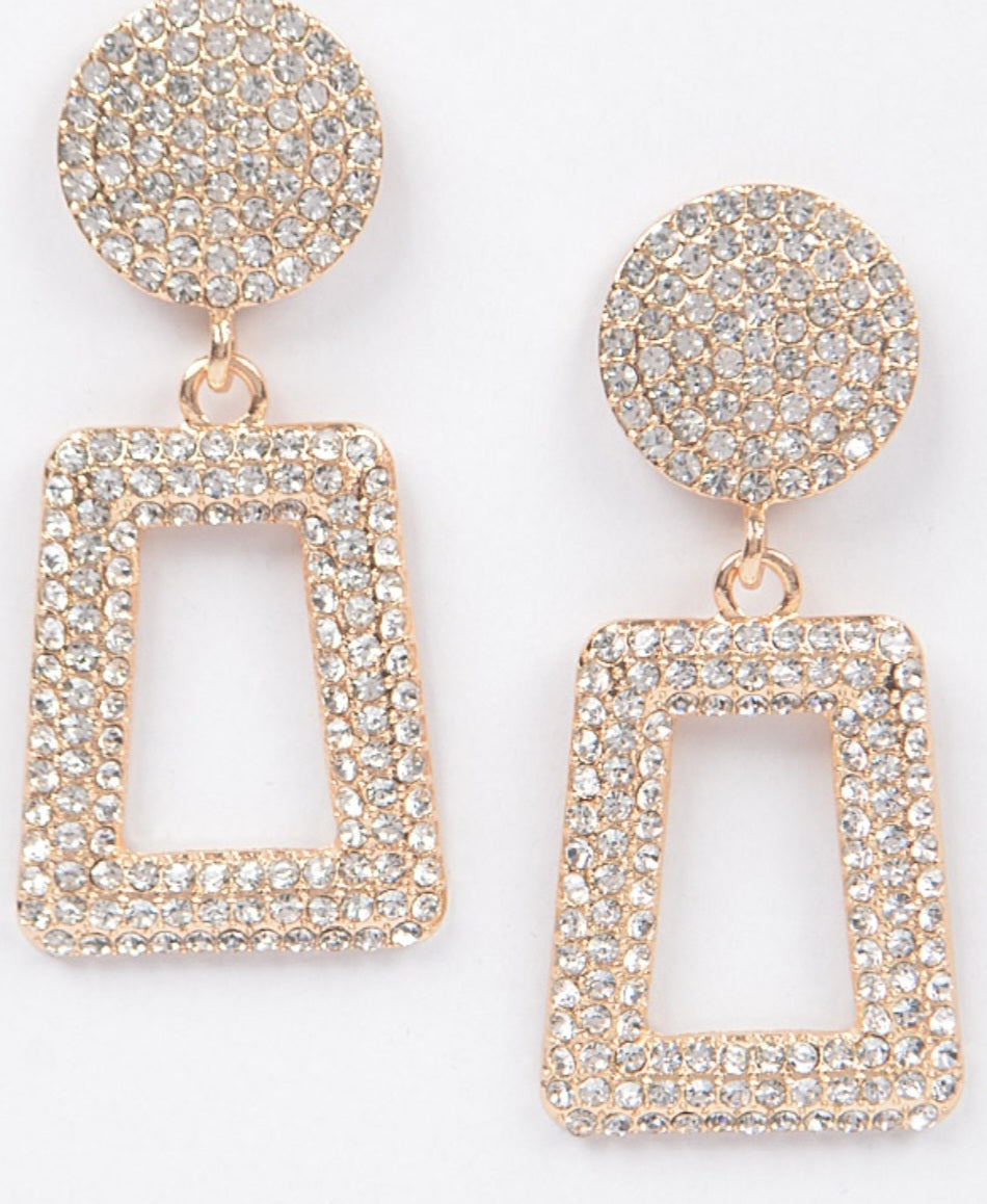 Sassy Rhinestone Earrings