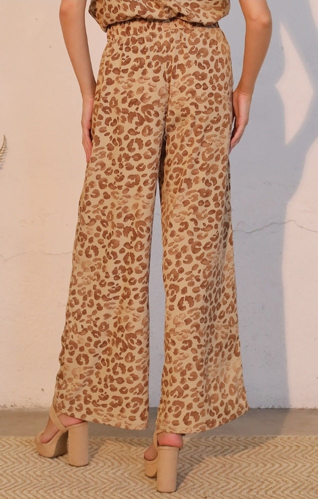 Animal Print Pocket Pants - Goldie B & Co Boutique  