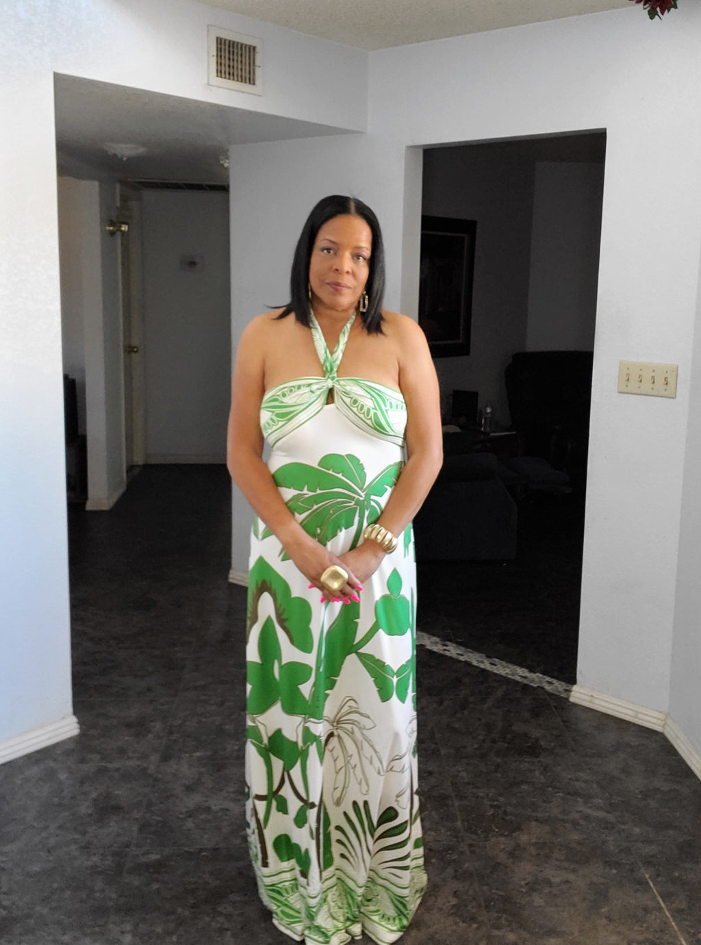 Greenleaf Maxi Dress - Goldie B & Co Boutique  