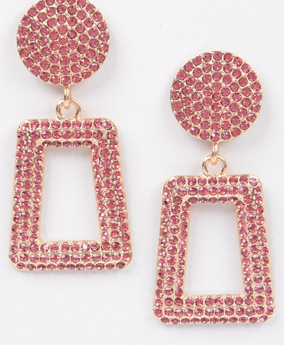 Sassy Rhinestone Earrings