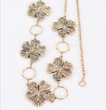 Floral Metal Vintage Chain Belt - Goldie B & Co Boutique  