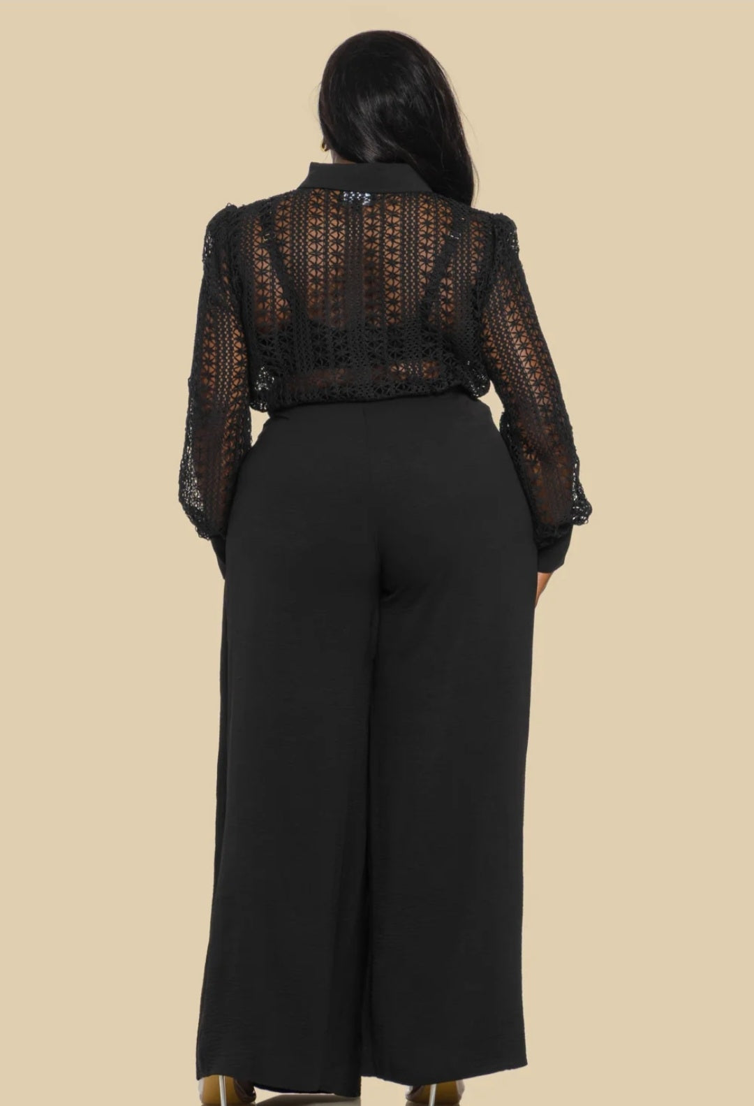 Crochet Top and Pant Set/Plus-size - Goldie B & Co Boutique  