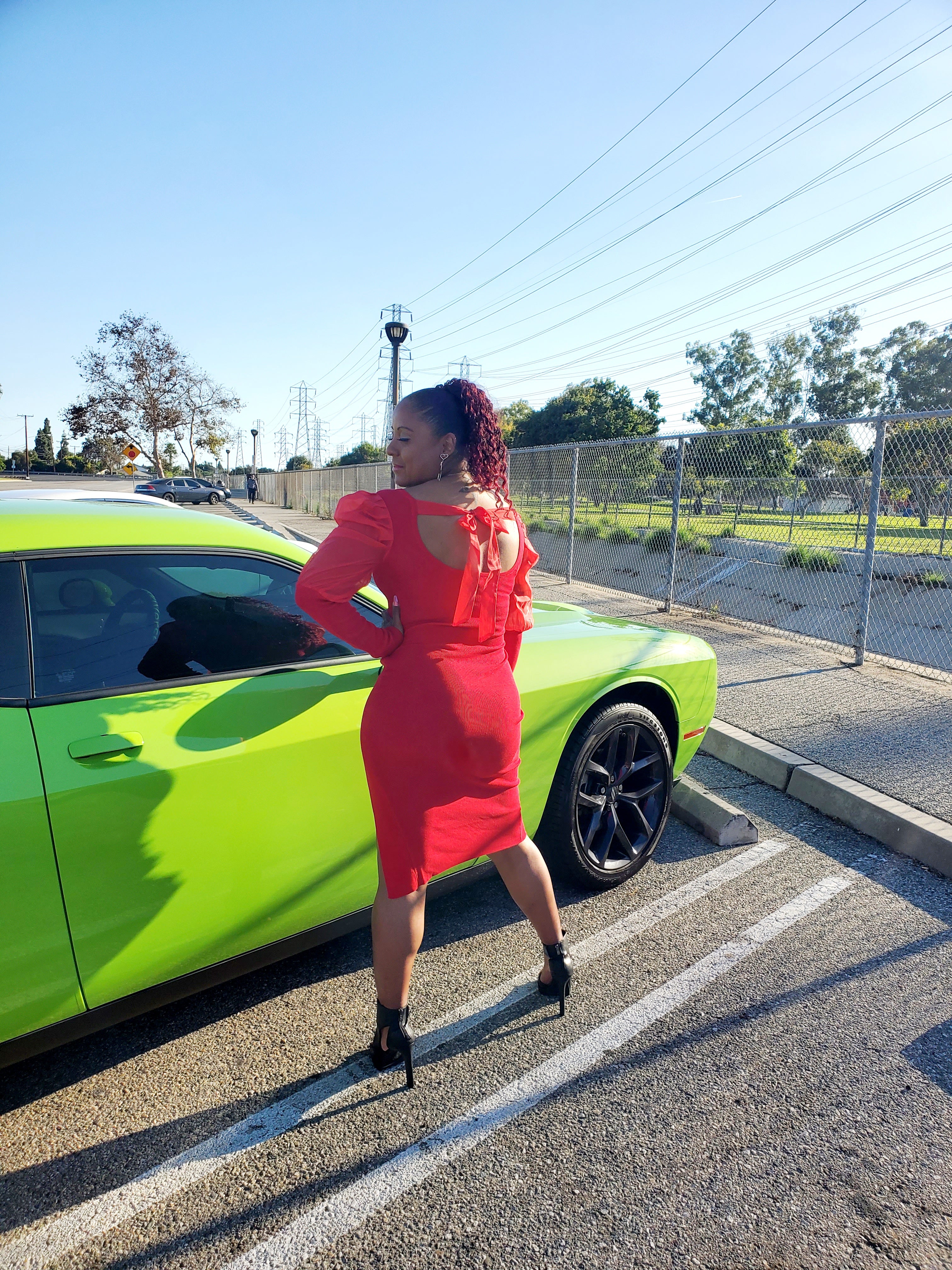 Haughty Tie Back Dress