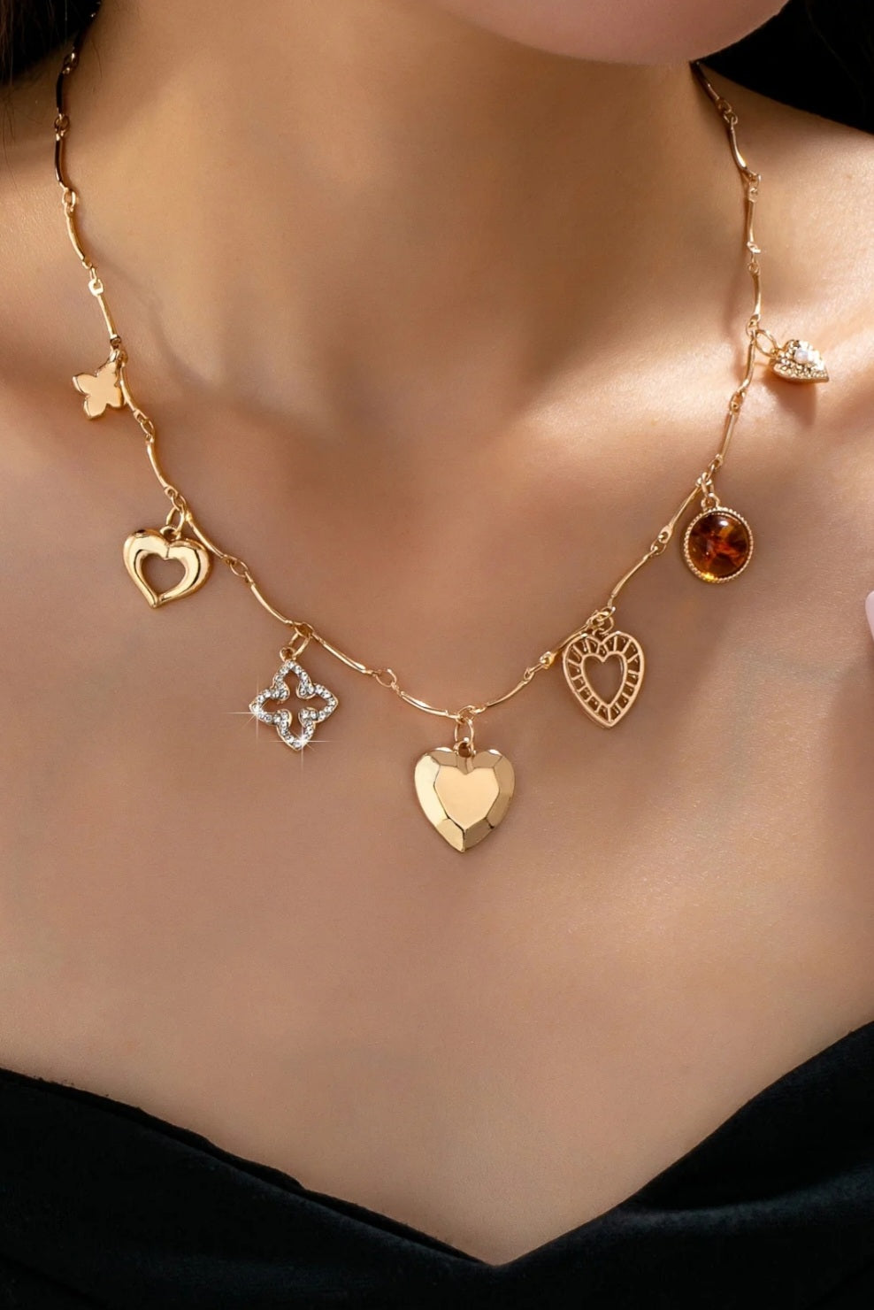 Charm Me Necklace - Goldie B & Co Boutique  