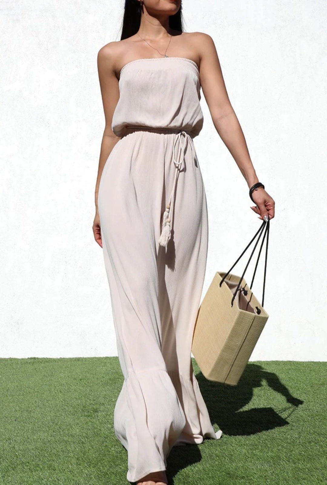 Strapless Maxi Dress $33.00 - Goldie B & Co Boutique