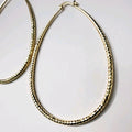 Teardrop Gold - tone Earrings $15.00 - Goldie B & Co Boutique