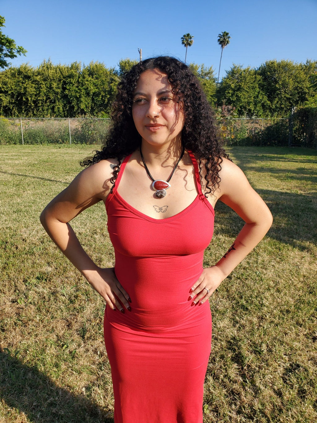V - Neck Racerback Maxi Dress $9.00 - Goldie B & Co Boutique